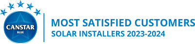 Canstar Blue Award 2024 - Top Ranked Solar Installer