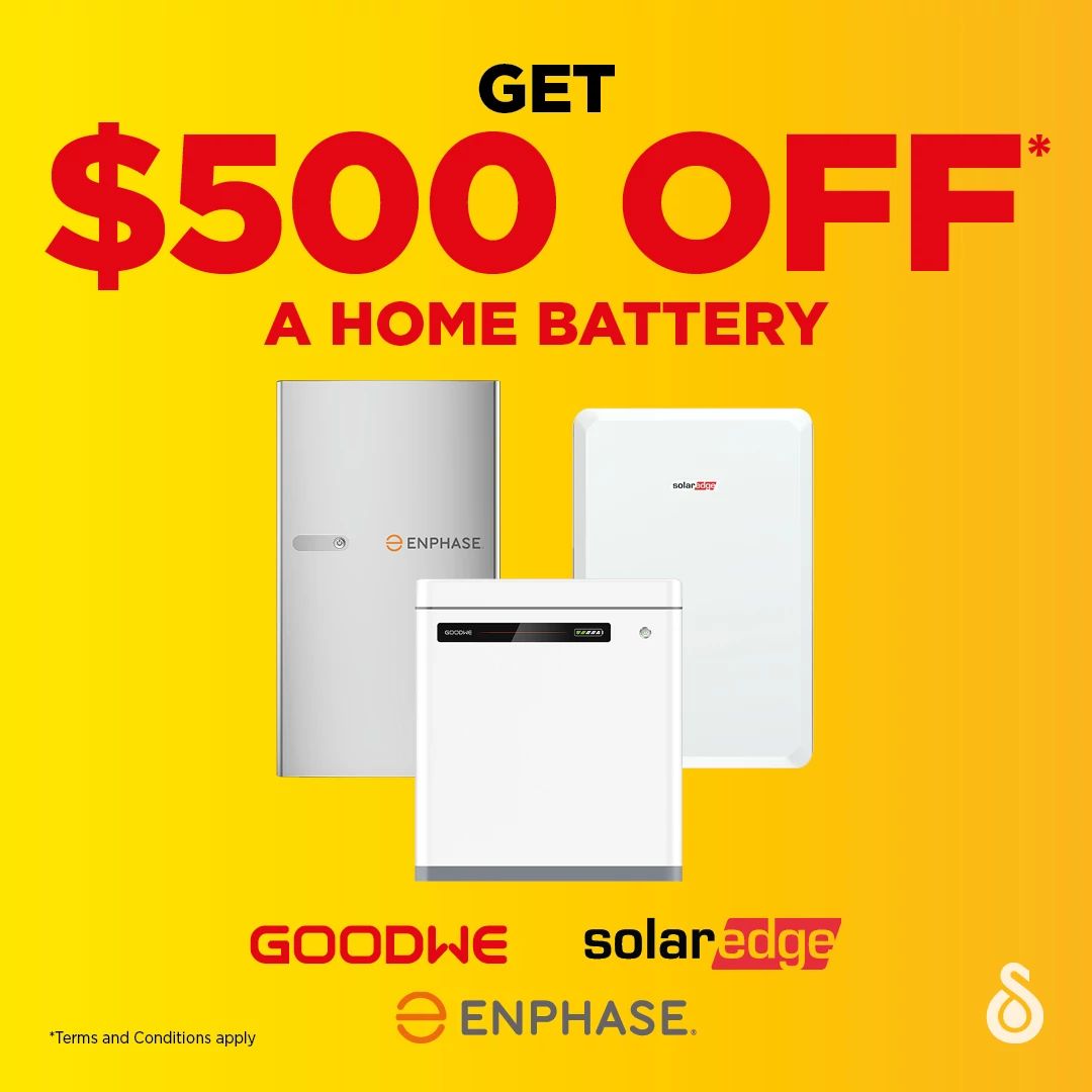 Get 500 off a home solar battery from Solahart Sunshine Coast