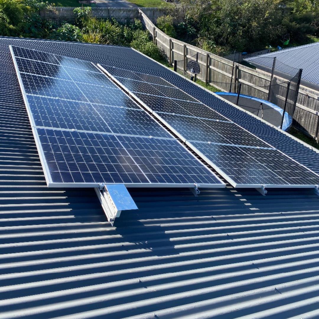 Solar power system installed at Burnside, Queensland near Nambour.