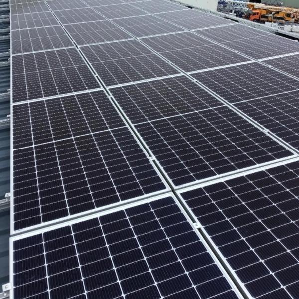 Solar power system installed in Kuluin