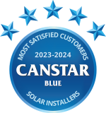 Canstar Blue Award 2024 - Top Ranked Solar Installer