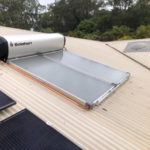 Solar hot water system installed in Cooroibah, QLD by Solahart Sunshine Coast