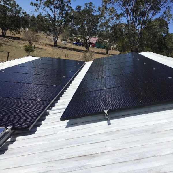 Solar power system installed in South Nanango, in the South Burnett region of Queensland