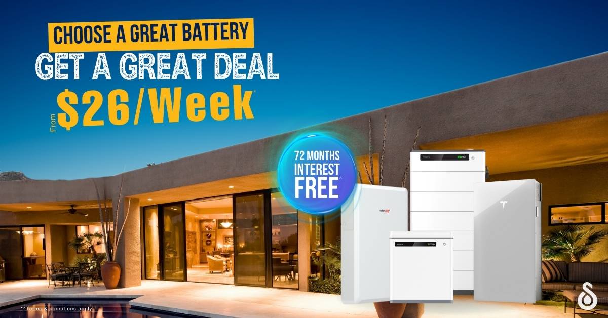 Affordable Solar Battery From $26/Wk*