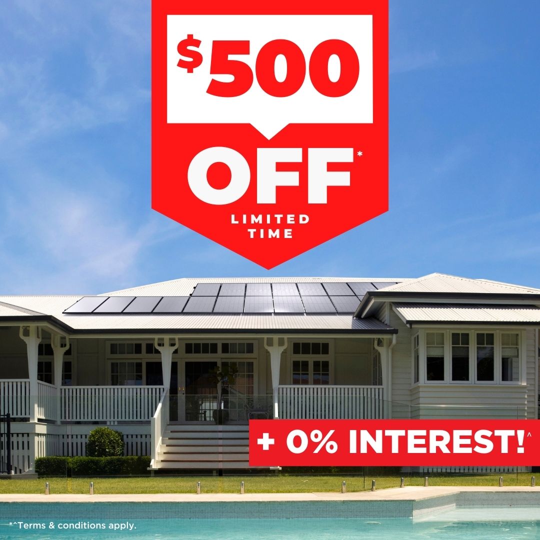 Save $500 on a solar power system from Solahart Sunshine Coast