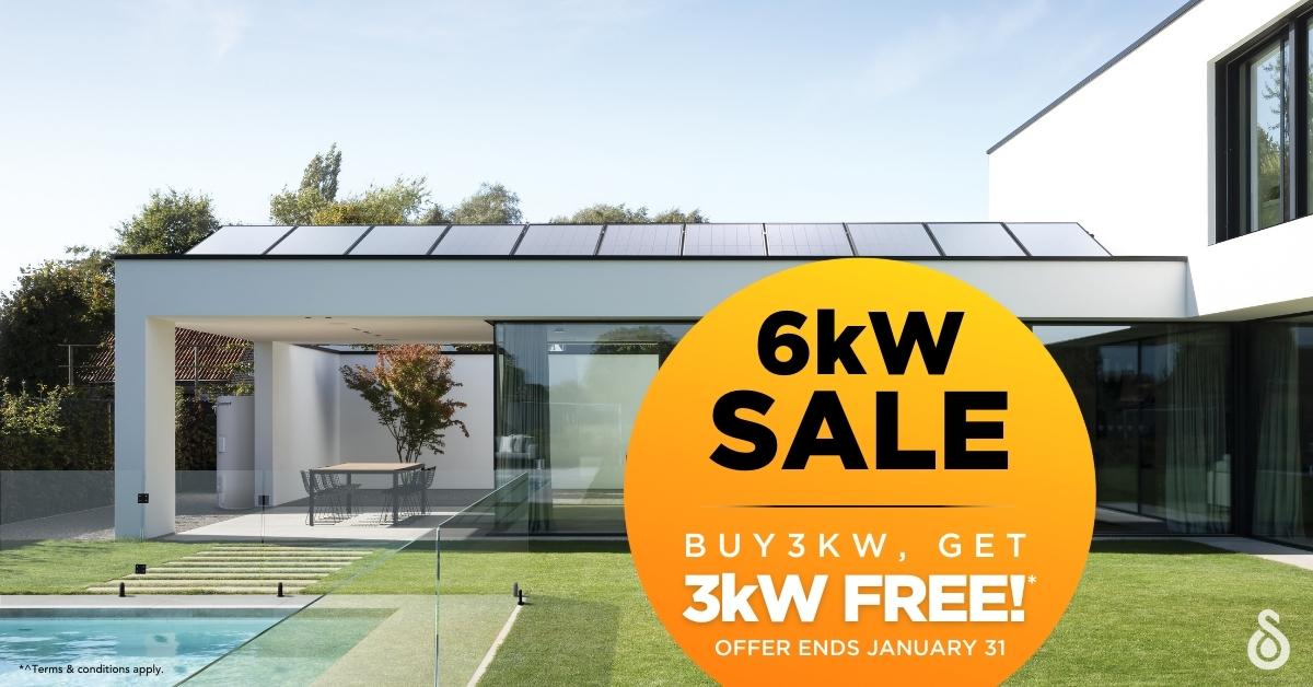 6kw solar power special from Solahart Sunshine Coast