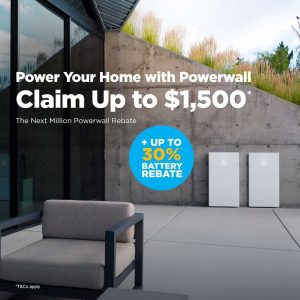 Powerwall Rebate offer